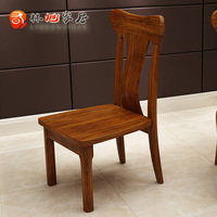 全实木纯乌金木现代简约小户型餐椅C101
