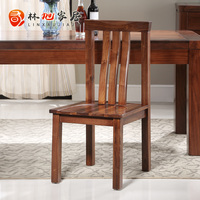 北美黑胡桃木餐椅LX33-1
