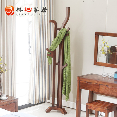 北美黑胡桃木衣帽架LX17-1