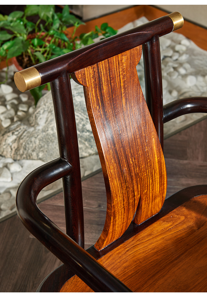 东方荟阅梨同款现代新中式红木刺猬紫檀黑檀酒店办公全实木茶桌椅